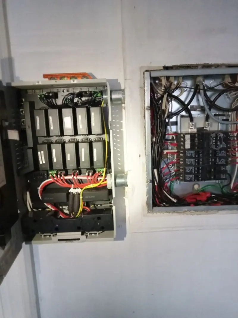 Electrical panel upgrade completed for Indoor Lighting Installation in Mendota